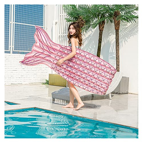 Tanken Sie Sonne mit den aufblasbaren Riesen-Schwimmern Ananas, Wassermelone und Zitrone: Ideal für Strand- und Wasserpartys. Rosa Meerjungfrau