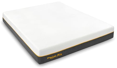 Ferlex - Memory Foam Matratze 90x200 | Höhe 24 cm | Mehrschichtig | Hohe Festigkeit | Waschbarer Bezug