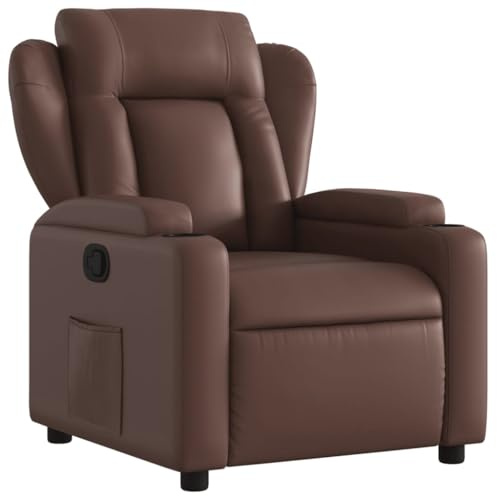 vidaXL Relaxsessel Braun Kunstleder