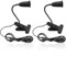 Molbory Lot de 2 douilles E27 de 30 cm avec col de cygne et interrupteur et câble, clip réglable à 360° pour animaux, plante en croissance, lampe de table (sans ampoule)