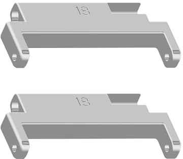 1 Paar für 18 mm - 20 mm Uhrenarmbänder, Schnellverschluss-Verbindungsadapter, Kopfkornbefestigung, Armbandverbinder, Armbandzubehör, Metallverbinder für Smartbänder, Lugs Adapter, Uhrenarmbänder,