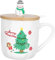 Ciieeo 1 Satz Weihnachtsbecher Thermobecher Weihnachtsmann-becher 3d Rote Trinkgläser Tasse Milchsaft Tasse Zum Thema Weihnachten Weihnachts-trinkbecher Keramik Kaffeetasse Wasserbecher