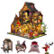CUTEROOM DIY Miniaturhaus-Bausatz, Puppenhaus Bausatz aus Holz mit LED Magie Tiny House Bausätzen für Frauen und Mädchen, Beste Geburtstagsgeschenke (Magic Spirit)