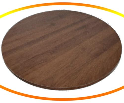 KGPGNYMYHA Wooden Turntable Large Lazy Susan 24in 28in, Round Rotating Serving Plate Dining Table Turntable Tabletop Swivel Serving Display(110 cm (45 in))