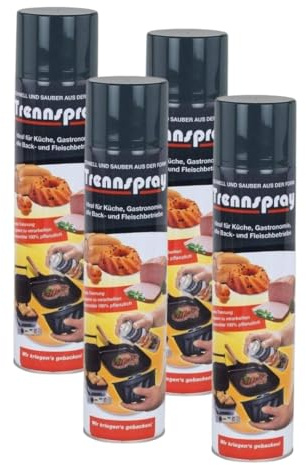 Boyens - Backtrennspray 4 x 600 ml Dose – Antihaftspray für Kuchen, Backformen & Pfannen, verschiedene Gebinde | powered by Fuduu.de