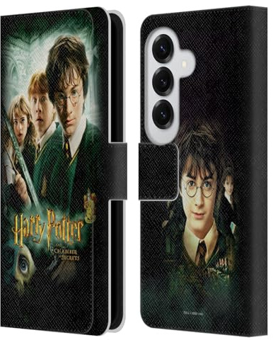 Head Case Designs Officially Licensed Harry Potter Movie Poster Chamber Of Secrets III Leather Wallet Case Compatible With Samsung Galaxy S26