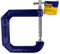 IRWIN Tools Quick-Grip 100 Series Deep Throat C-Klemme, 7,6 cm x 11,4 cm Hals (225134), Blau