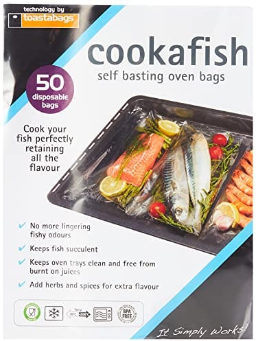 Toastabags Cookafish Lot de 50 Sacs à Four 150 x 200 cm