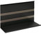 Linero MosaiQ Universalablage H 200 mm ohne Rahmen schwarz matt/Relingsystem/Kesseböhmer