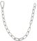 CLISPEED Fitness Chain 23.5in Stainless Steel Chain | Heavy Duty Gym Extension Cable | Machine Hanging Chain, Strong Link Chain
