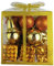 Weihnachtsbaumkugeln Rot Weihnachtsdeko Kugeln Deckenkugel Weihnachten 20 STÜCKE Galvanikkugel 3 cm Dekorationen Kunststoff Wohnkultur Obstregal für Weihnachtsdekoration Hochzeit (Gold, One Size)