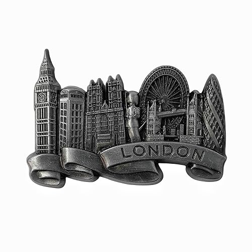 Wedarego 3D-Kühlschrankmagnet in London, Souvenir, Geschenk, Metalllegierung, handgefertigt, London, Kühlschrankmagnet, Dekoration für Zuhause und Küche