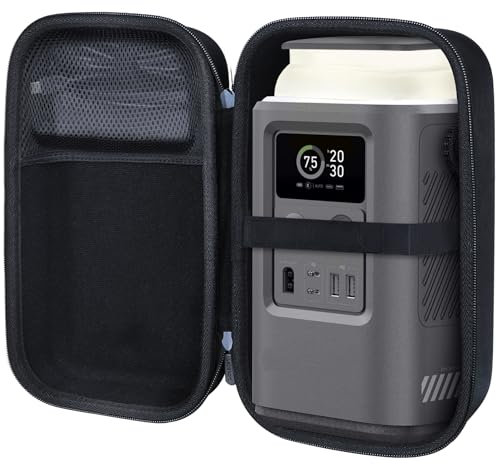 Lebakort Storage Case Compatible with Anker 548 Power Bank Power Station 60,000mAh and PowerCore Reserve 192Wh (Black Case)