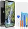 bokman Schermo per iPhone 12 PRO Max, Display di Ricambio Pannello Frontale da 6,7 Pollici, Nero con Kit di Strumenti di Riparazione