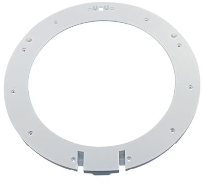 LUTH Premium Profi Parts Anneau de porte intérieur compatible avec Bosch 00713937 blanc pour machine à laver