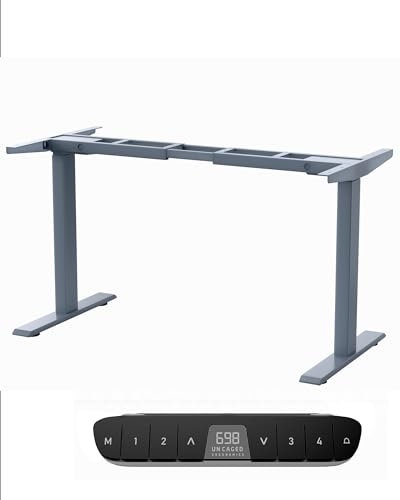 Rise Up Stehpultbeine - Dual-Motor Stehpult Rahmen mit Memory Elektrischer Stehpult Gestell Höhenverstellbare Tischbeine für Sit Stand Schreibtisch Basis Elektronischer Aufstehschreibtisch