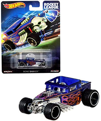 WH Die Cast Modellino Bone Shaker da Rocket League Metallo Scala 1:64 6cm Hot Wheels Premium Real Riders