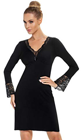 Selente Sweet Dreams Raffinata Camicia da Notte Donna. Made in EU.