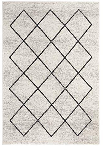 Webteppich Bolonia Ornament-Muster Läufer modern Polypropylen Öko-Tex 100 Teppich in creme-grau, 120 cm x 170 cm