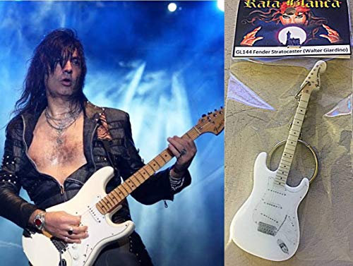 Porte-clés guitare Fender Stratocaster Walter Giardino Rata Blanca