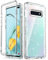 ULAK Galaxy S10 Plus Hülle, Super Fallschutz Schutzhülle Stylische Silikon Durchsichtig Handyhülle TPU Bumper Transparent Stoßfest Case Cover für Samsung Galaxy S10+/S10 Plus 6,4 Zoll,Glitzer Klar