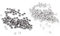 Lot de 100 Rivets en Cuir, en Cristal, Rivets décoratifs pour Loisirs créatifs et décoration (6 mm, Bord argenté + Diamant Blanc)