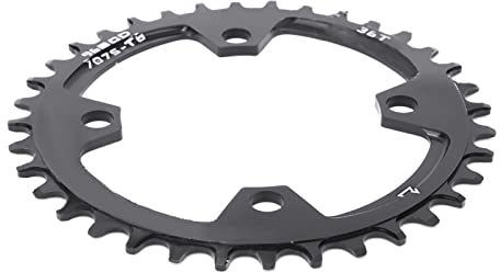 Keenso 32T/34T/36T BCD 96 mm Plato de Bici,para Bicicletas de Carretera, Bicicletas de Montaña, Bicicleta BMX MTB(36T)