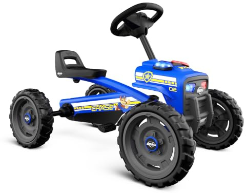 BERG Buzzy Kinder Gokart Chase | ab 2 Jahren | Tretfahrzeug für Kleinkinder | Stabiles Kindergokart mit Flüsterreifen | Verstellbarer Sitz