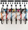 DIRZA Bike Storage Rack Wall Mount Garage Bike Hanger for 6 Bicycles Adjustable Bike Hooks for Home indoor Holds Up to 500lbs(6 bike hooks + 6 bike accessory hooks)