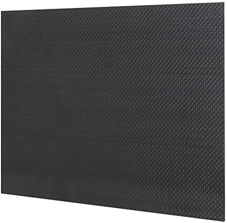 Haofy Lámina de Fibra de Carbono, Sarga, Tela de Fibra de Carbono, Placa de Placa de reparación de Fibra de Carbono(200 * 300 * 3mm)