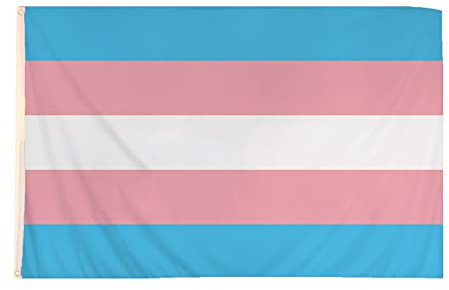 Bandiera Transgender – 1,5 m x 0,9 m – 2 occhielli – LGBT Gay Pride Events