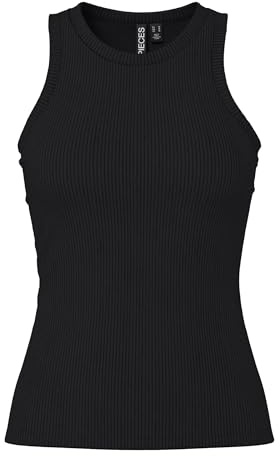PIECES Damen Pcruka Boxer Tank Top Noos Bc, Schwarz,XL