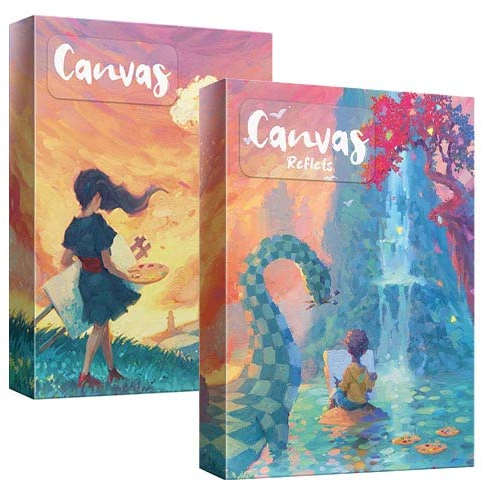 PKGamePack Canvas (Grundspiel + Erweiterung) – Französische Version