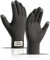 BSLVWG Winter Touchscreen Handschuhe für Männer - Anti-Rutsch Thermal Stricken Mit Verdickte Elastische Winddichte Manschette und Warme Flusen Futter für Fahren und Laufen (Tiefgrau)