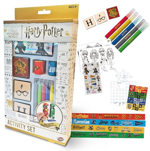 Bladez Toyz Kit d'activités Harry Potter pour Loisirs créatifs, Papeterie sous Licence avec stylos et Autocollants, créez Votre Propre Bureau Bien rangé, Plus de 150 pièces