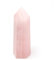 Erliway Natural Rose Quartz Healing Crystal Wand Tower, 3-4 Large Hexagonal Pointed Crystal Towers, 6 Faceted Chakra Crystal Point for Reiki Therapy Chakra Energy Balancing Meditation