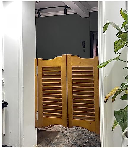 Caffè Bar Saloon Door, Porta Oscillante Interno in Legno, Porte a Mezza Vita per Cucina, Casa, Scale, Camera da Letto, Corridoio (Dimensioni: 120x80cm)