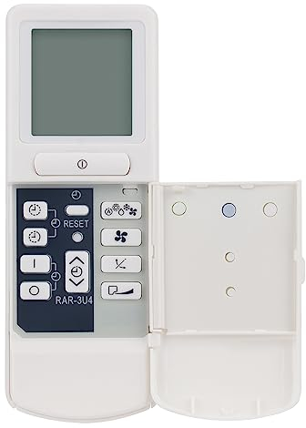ALLIMITY Sostituisci Condizionatore Telecomando adatto per Hitachi Air Conditioner AC A/C RAR-3U3 RAR-3U2 RAR-3U4 RAR-52P2 RAR-2A1 RAR-52P1 RAR-2P1 RAR-2SP1 RAS-80YHA RAR-3U1 RAR-2P2