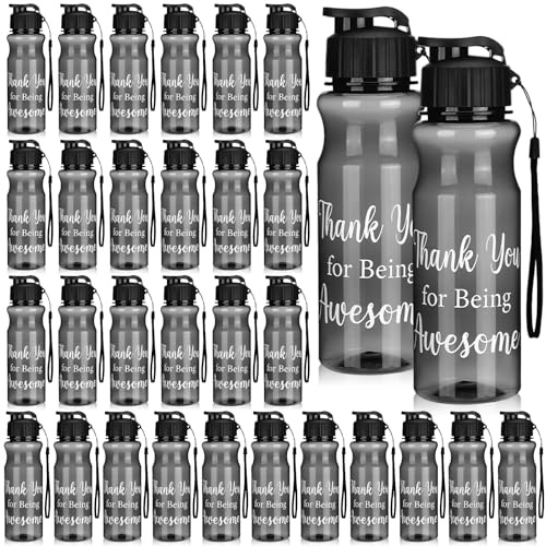 Gerrii Wasserflaschen für Mitarbeiter, Mitarbeiter, Team, Lehrer, 575 ml, 30 Stück