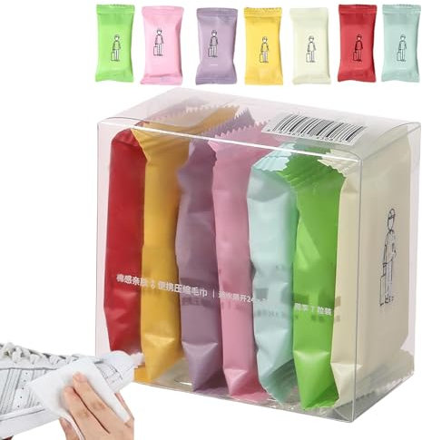 Coin Tissue - Portable Toilet Paper Tablets - Expandable Wipes, High Water Absorption for Outdoor Travel Camping