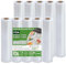 Omtofo Vakuumrollen 5 Rollen 28x300cm + 5 Rollen 20x300cm Vakuumierfolie - Profi Vakuumbeutel für Vakuumierer Lebensmittel Vakuumiergerät, Kochfest und Sous Vide Gefrierbeutel, BPA-frei