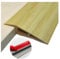 Übergangsprofil Selbstklebend, 100x 7/7.2cm PVC Boden-Leiste, Abschluss Anpassungsprofil, Abdeckleiste Für Fliesen, Holz, Laminat, Höhenausgleich 1.1-1.5cm/1.6-2cm(Original Wood Grain,7 * 100cm)
