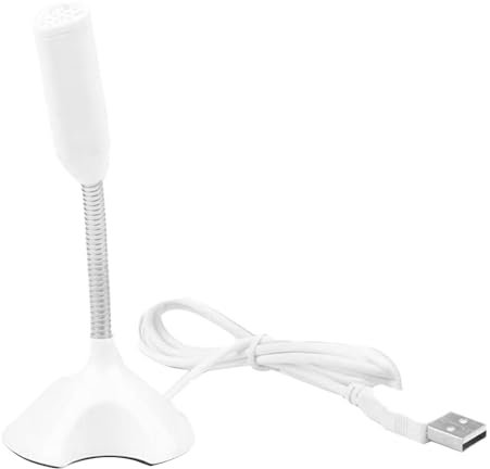 Microphone USB à condensateur Plug Play - Microphone de bureau avec réduction du bruit, compatible pour les jeux, l'enregistrement, la transmission et le KTV, microphone externe pour PC et ordinateur