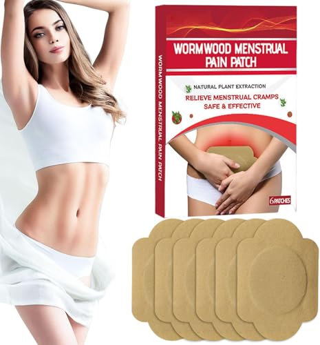 Regelmäßige Schmerzpflaster, angenehme Wärme zur Schmerzlinderung bei Krämpfen, entspannende Wärme und konstante Tiefe in Schmerzen während der Menstruation, Wärmepflaster zur Linderung des D