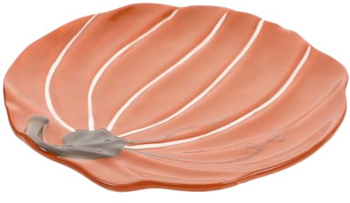 IMIKEYA 1 Stück Keramik Kürbisteller 20x18,5 cm Halloween Teller Keramik Herbst Kürbis Teller Speiseteller für Tisch Heimdekoration Erntedankfest Herbst Dekoration
