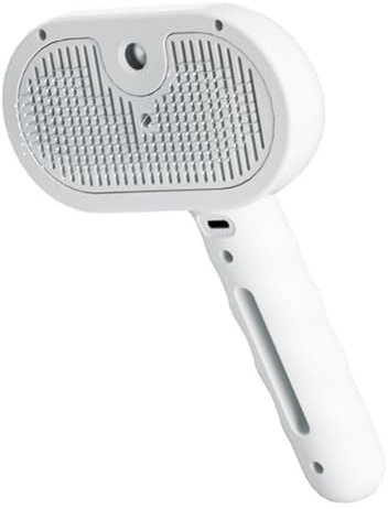 Uxsjakjsd Pet Steam Brush for Dog Pet Steam Brush 4-In-1 Self-Cleaning Steam Pet Brush Steam Cleaner for Pets