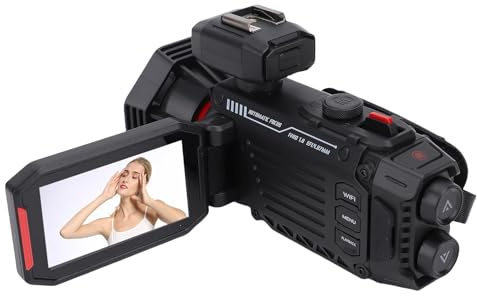 4K Digitalkamera für Fotografie, Videokamera -Camcorder, 53MP Autofokus -Vlogging -Kamera mit 50 -Fach Digitaler Zoom, 3 -Zoll -Farbdisplay Kompakte WiFi -Kamera für die Reise