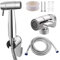 Doccia bidet portatile con flusso regolabile, set WC in acciaio inossidabile con spruzzatore igiene personale