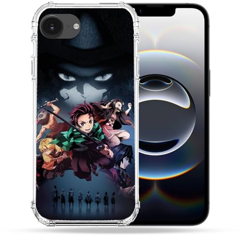 Cokitec Reinforced Case for iPhone 16e Manga Demon Slayer Black