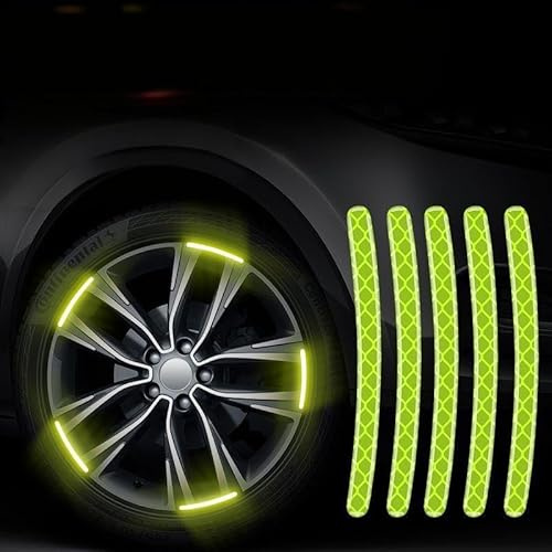 VGTDCDT 20 Stück Felgendekor Aufkleber für Opel Adam, Selbstklebende wasserdichte Felgenaufkleber für Auto-Alltag und Tuning